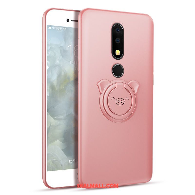 Nokia 3.1 Plus Skal Mjuk Fallskydd Silikon Rosa Trend Billiga