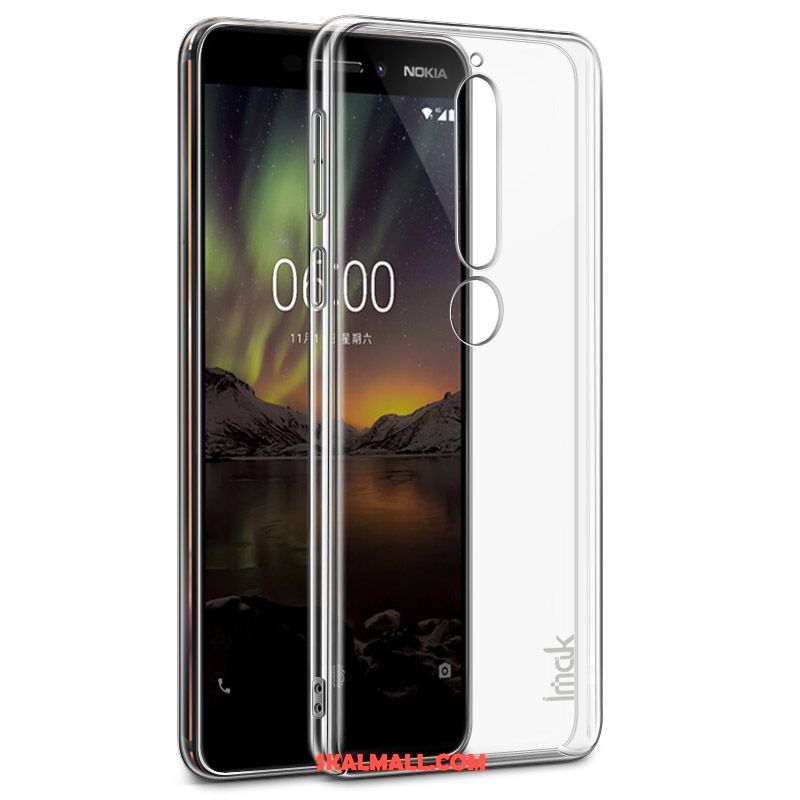 Nokia 6.1 Skal Mobil Telefon Hård Transparent Kristall Slitstarkt Billigt