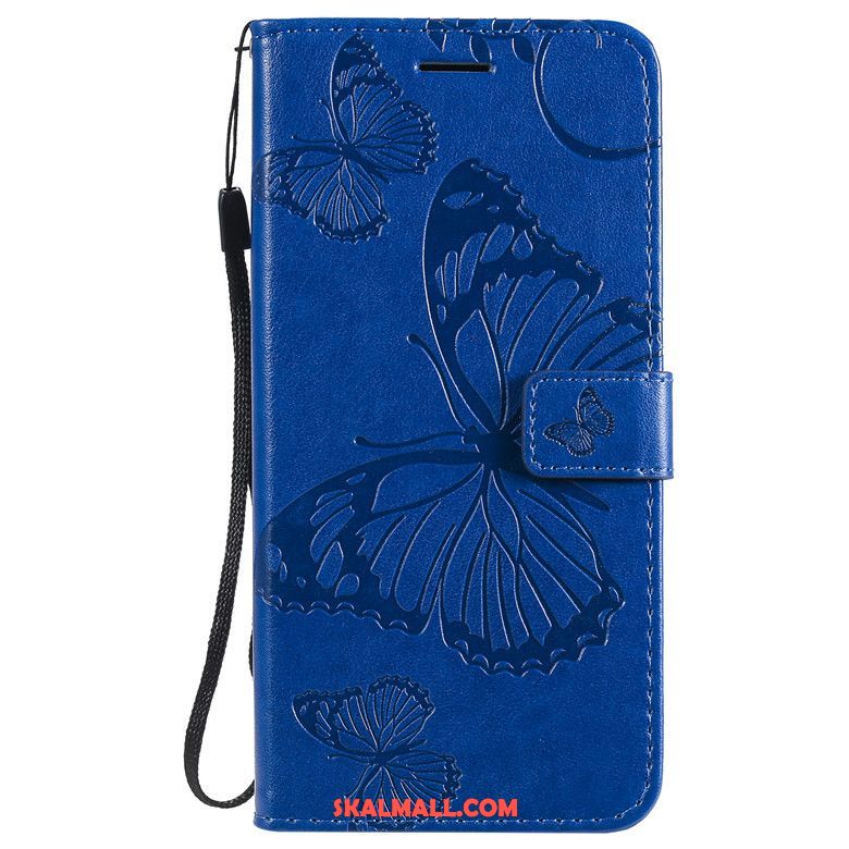 Nokia 6.2 Skal Fallskydd Clamshell Läderfodral Fjärilblommor Mobil Telefon Butik