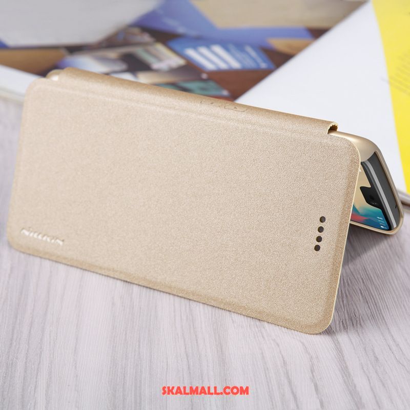 Oneplus 6 Skal Nubuck Clamshell Slim Skydd Mobil Telefon Online