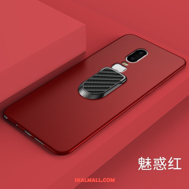 Oneplus 6 Skal Skydd Magnetic Silikon Mobil Telefon Enkel Rea