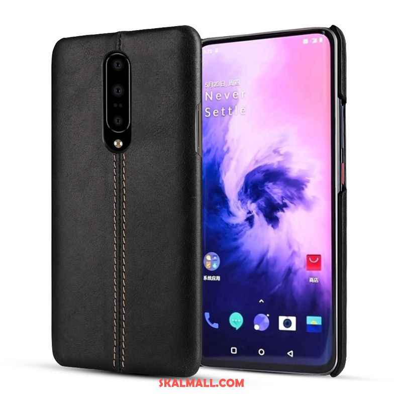 Oneplus 7 Pro Skal Fallskydd Business Mobil Telefon Läderfodral Casual Rea