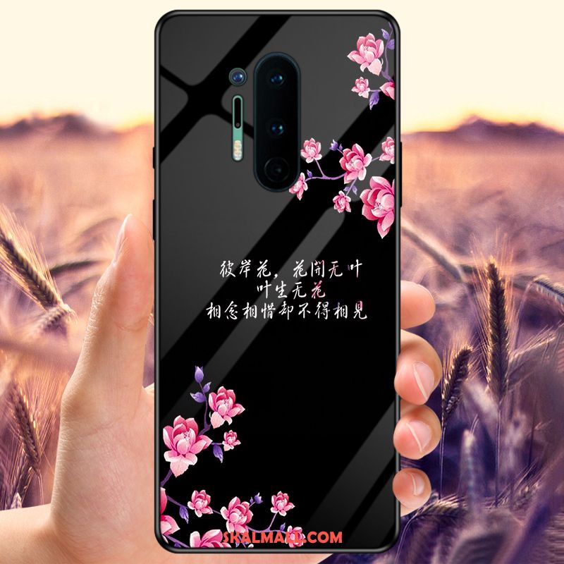 Oneplus 8 Pro Skal Glas Svart All Inclusive Anpassa Spegel Butik