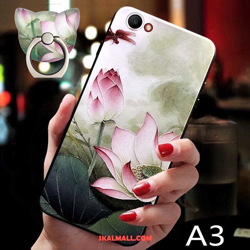 Oppo A3 Skal Kreativa Silikon Personlighet Mjuk Fallskydd Billigt