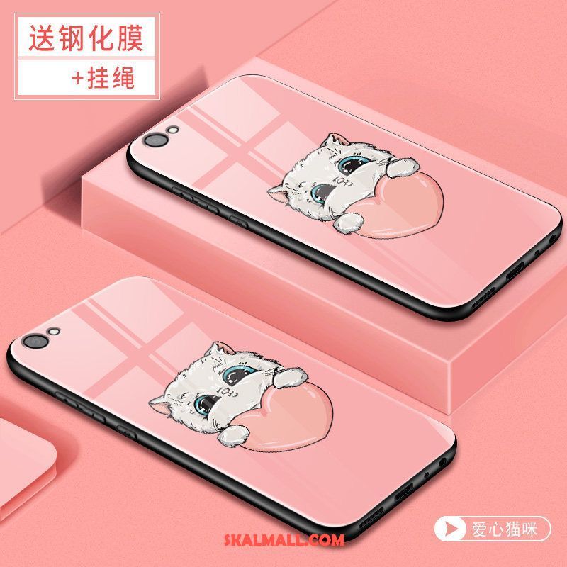 Oppo A3 Skal Silikon Rosa Kreativa Fallskydd Personlighet Rea