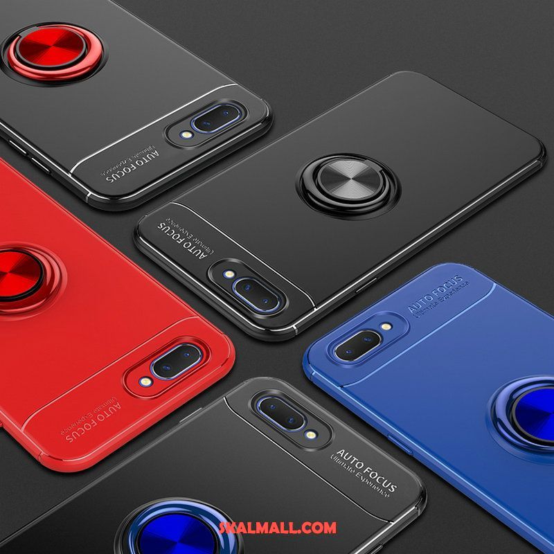 Oppo A5 Skal Slim Personlighet Ring Fallskydd Nubuck Fodral På Rea