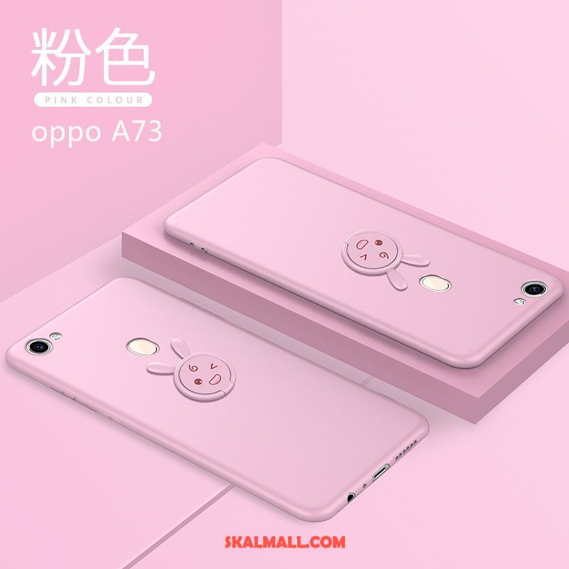 Oppo A73 Skal Fallskydd Mobil Telefon Nubuck Ring Mjuk Köpa