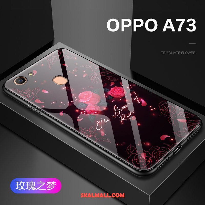 Oppo A73 Skal Kreativa Glas Hård All Inclusive Personlighet Fodral Billigt