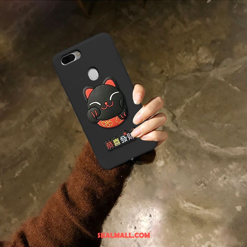 Oppo F9 Starry Skal Rikedom Kinesisk Stil Svart Mobil Telefon Röd Billig