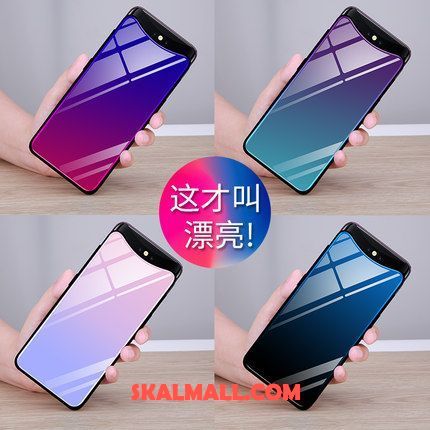 Oppo Find X Skal All Inclusive Purpur Fallskydd Personlighet Läderfodral Köpa