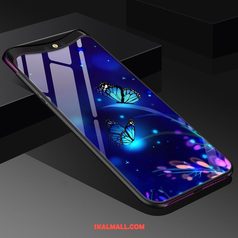 Oppo Find X Skal Hängsmycken Silikon Trend Glas Mjuk Till Salu