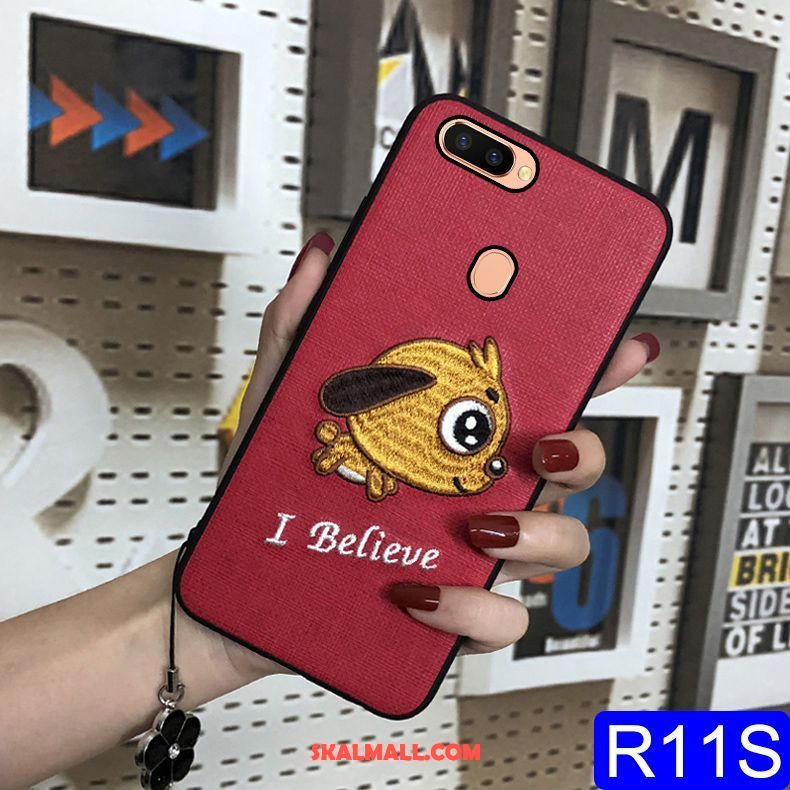 Oppo R11s Skal All Inclusive Silikon Mjuk Tecknat Net Red Fodral Billigt