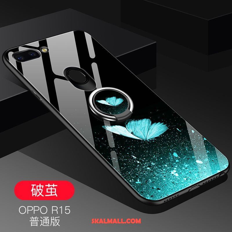 Oppo R15 Skal Svart Trend Glas Stjärna Mjuk Online