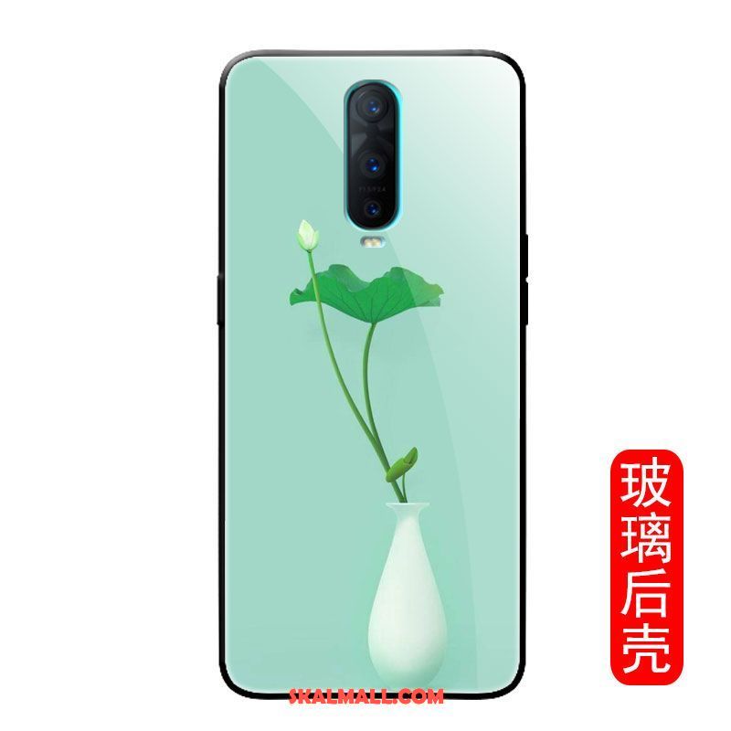 Oppo R17 Pro Skal Handgjord Net Red Blommor All Inclusive Grön Rea