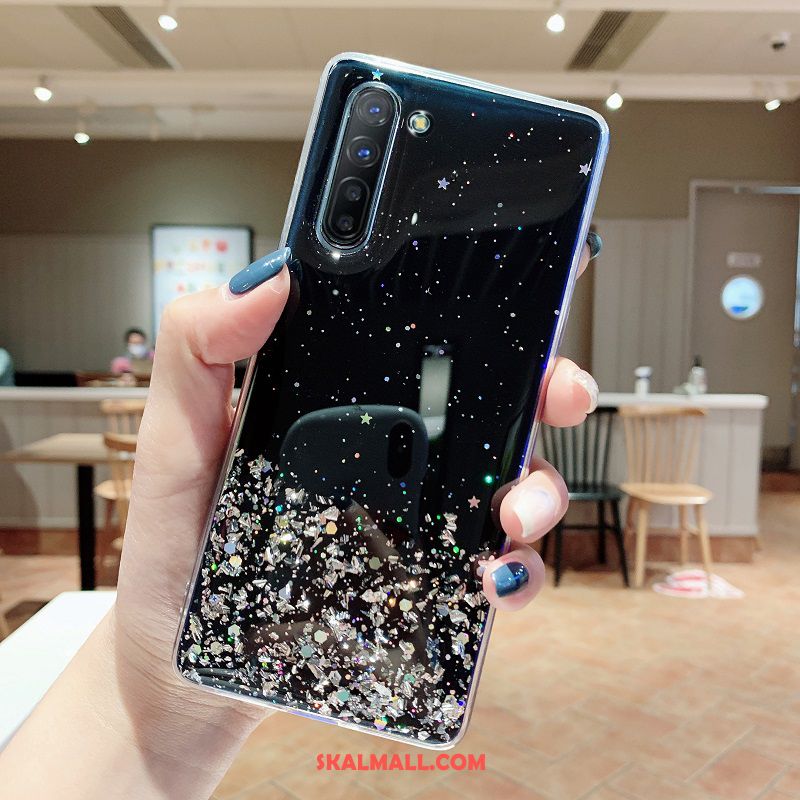 Oppo Reno 3 Skal Svart Ljust Trend Varumärke Ny Fallskydd Billigt