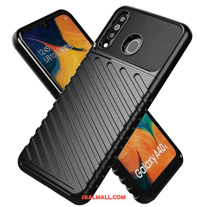 Samsung Galaxy A40s Skal Fallskydd Mobil Telefon Enkel Svart Stjärna Fodral Online