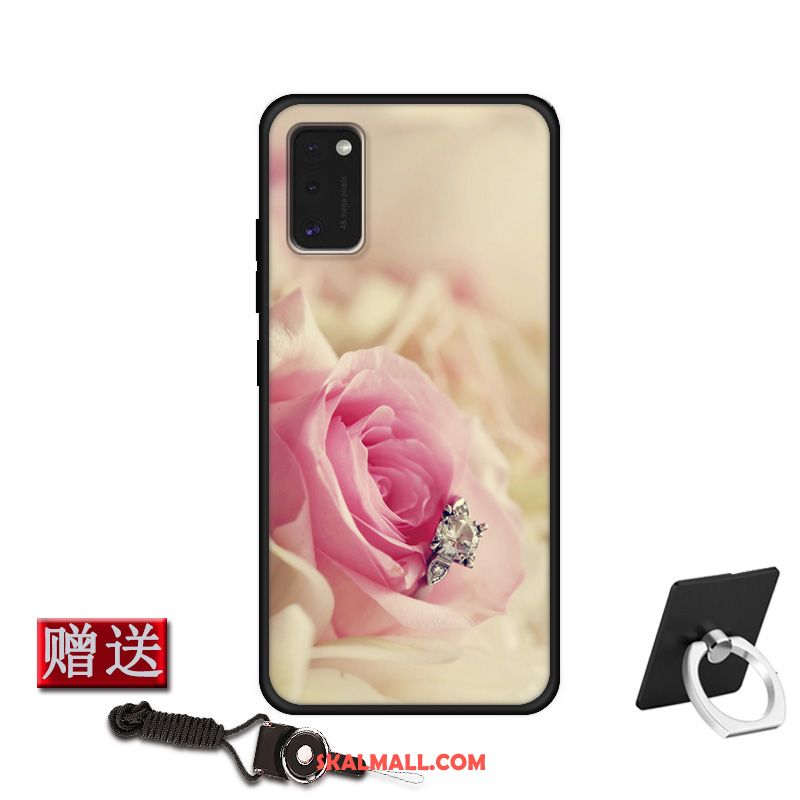 Samsung Galaxy A41 Skal Mjuk Nubuck Personlighet Ny Rosa Rea