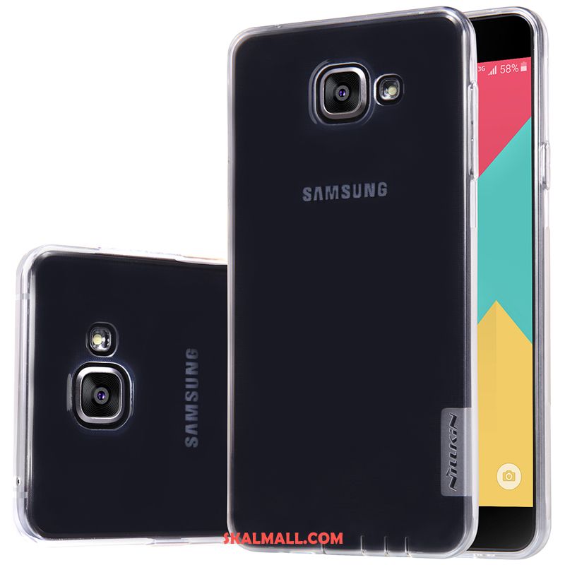 Samsung Galaxy A5 2016 Skal Guld Mjuk Silikon Stjärna Vit Online