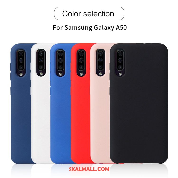 Samsung Galaxy A50 Skal Enkel Fallskydd Stjärna Solid Färg Mobil Telefon Rea
