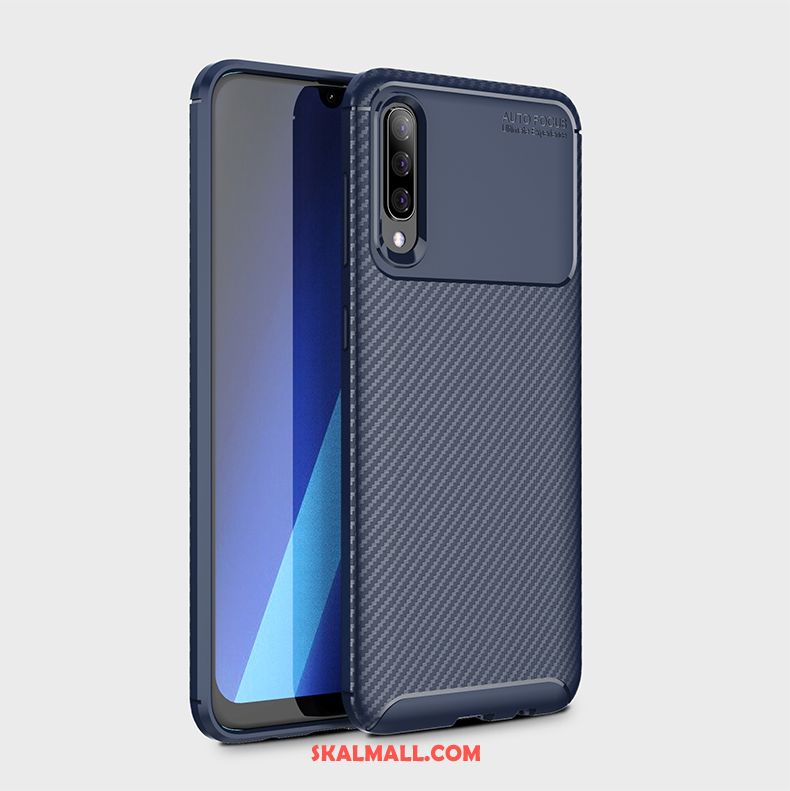 Samsung Galaxy A50 Skal Fallskydd Silikon Mobil Telefon Mjuk Kostfiber Fodral Till Salu