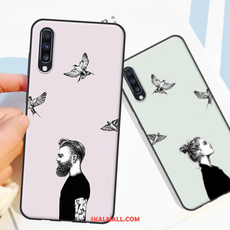 Samsung Galaxy A70 Skal Vit Kreativa Personlighet Par Mjuk Fodral Till Salu