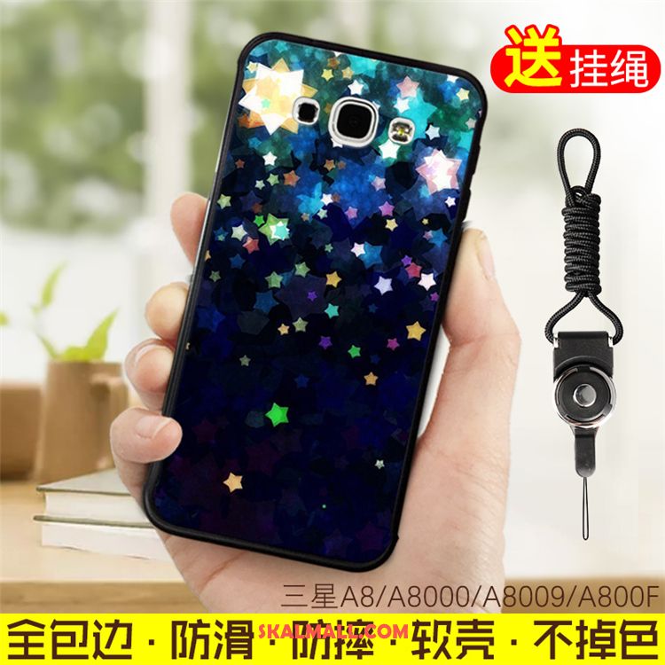 Samsung Galaxy A8 Skal Mjuk Mobil Telefon Hängsmycken Fallskydd Silikon Rea