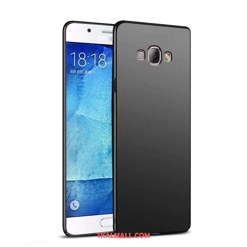 Samsung Galaxy A8 Skal Nubuck Svart Silikon Mobil Telefon Stjärna Billigt