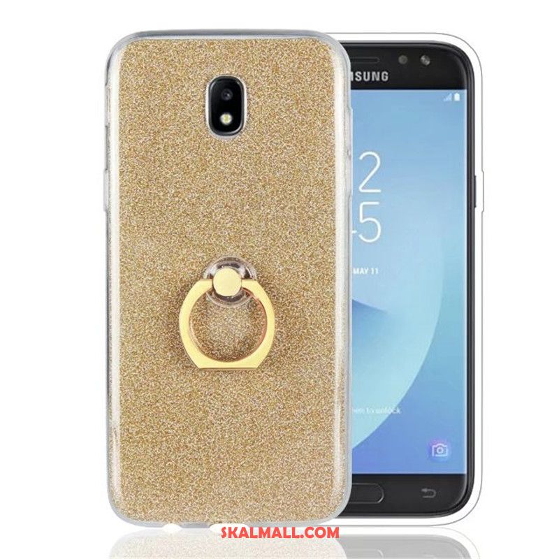 Samsung Galaxy J5 2017 Skal Guld Stjärna Support Fallskydd All Inclusive Till Salu