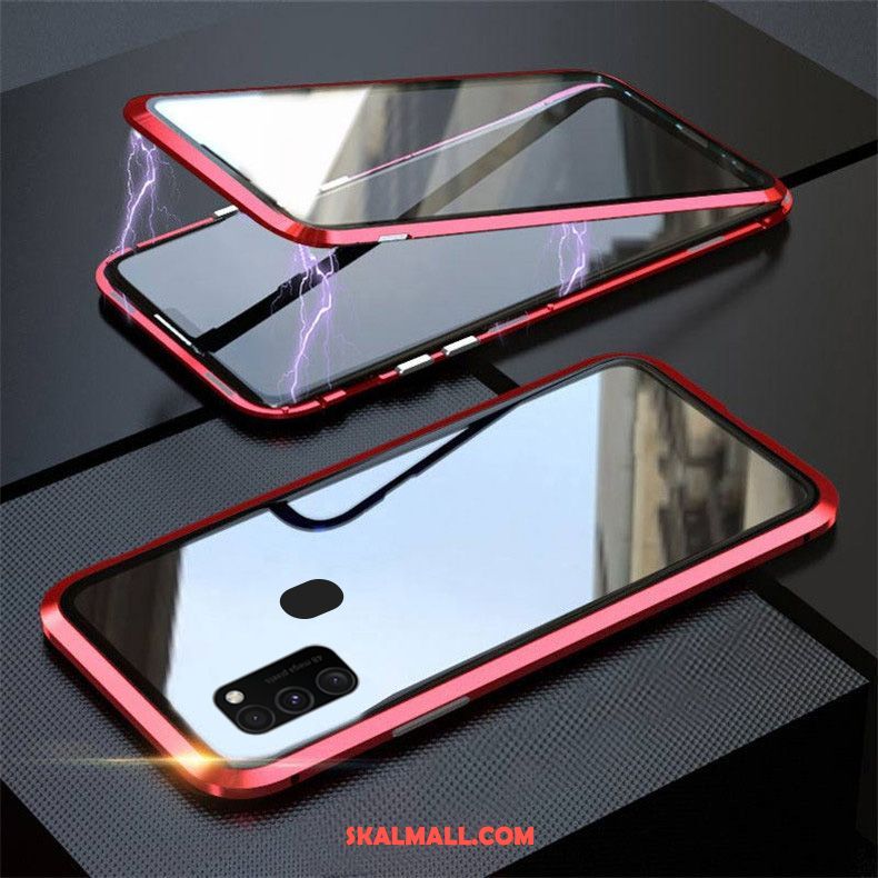 Samsung Galaxy M30s Skal Reversibel Magnetic Ny Glas Enkel Rea