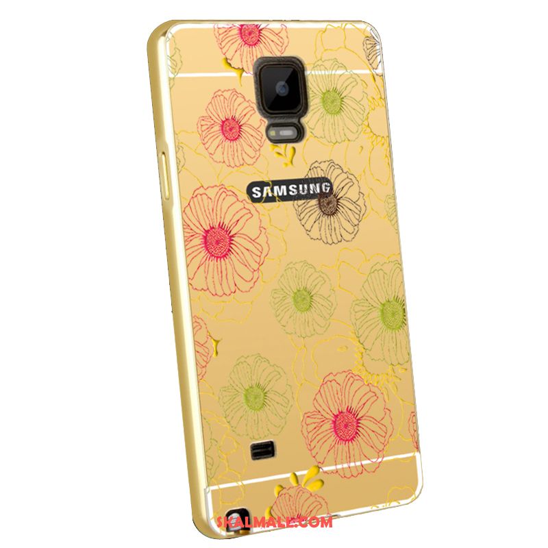 Samsung Galaxy Note 4 Skal Bakre Omslag Plating Metall Frame Mobil Telefon Billigt