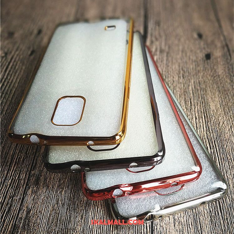 Samsung Galaxy Note 4 Skal Slim Plating Mjuk Stjärna Guld Billig