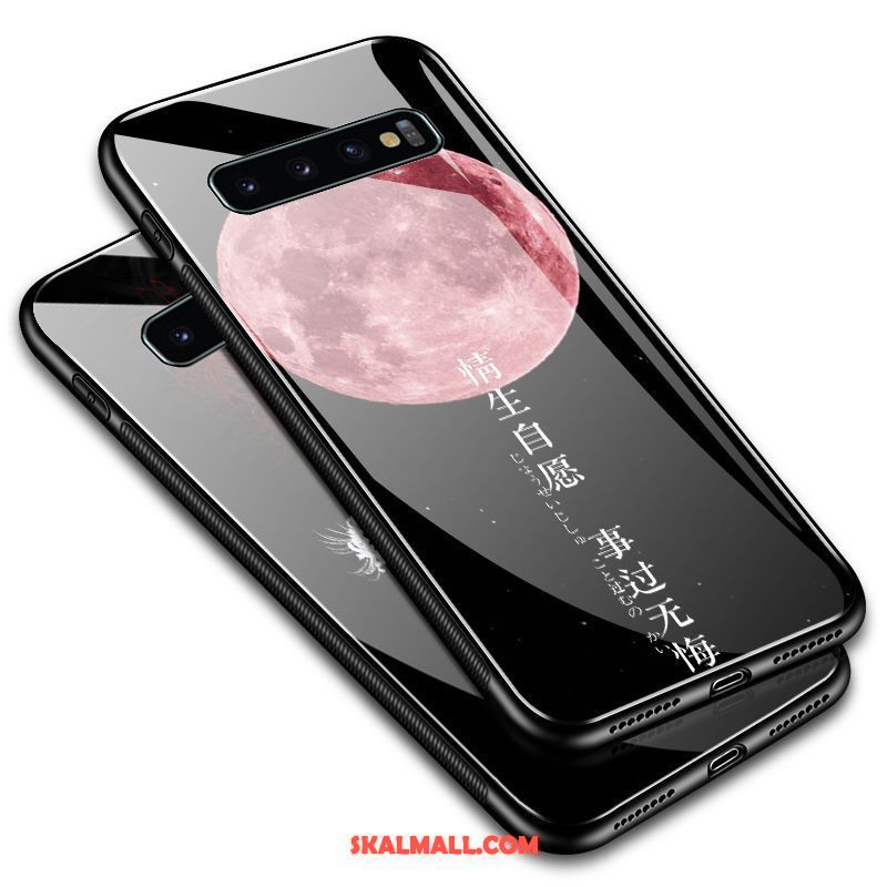 Samsung Galaxy S10 Skal Fallskydd Personlighet Cherry Enkel Silikon Fodral Rea