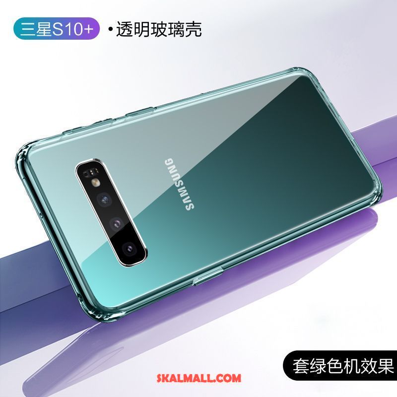 Samsung Galaxy S10+ Skal Kreativa Silikon Mobil Telefon Transparent Stjärna Till Salu