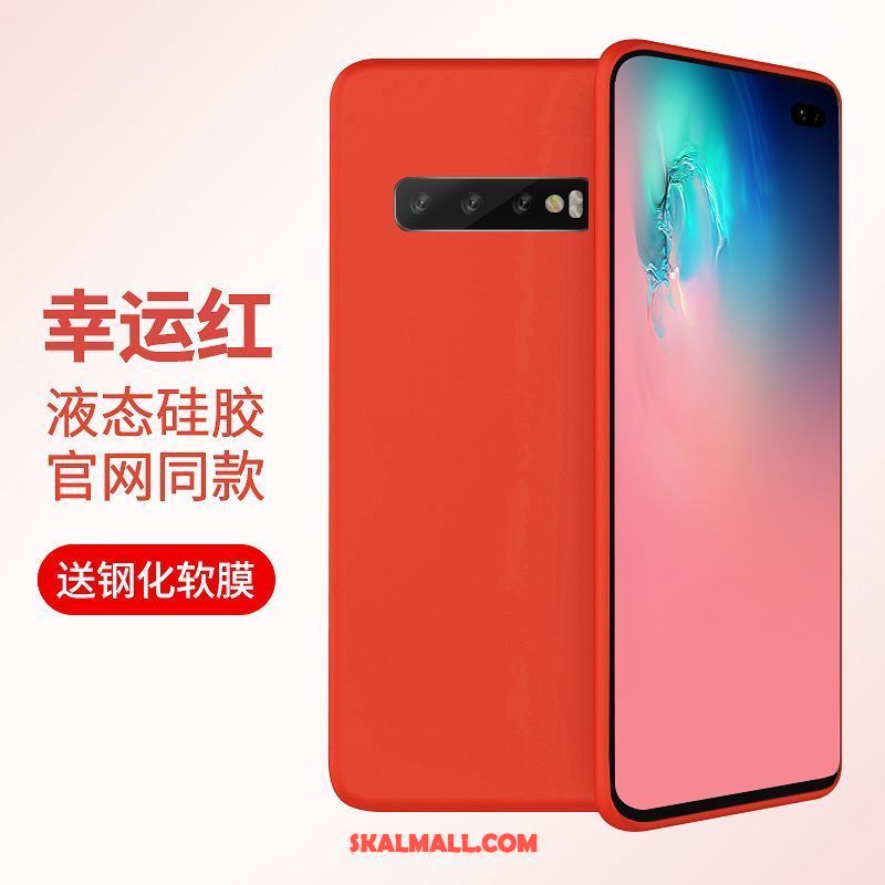 Samsung Galaxy S10+ Skal Personlighet Mobil Telefon Net Red Silikon Ny Fodral Till Salu