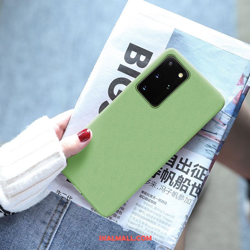 Samsung Galaxy S20+ Skal Grön Enkel Nubuck Fallskydd Mobil Telefon Online