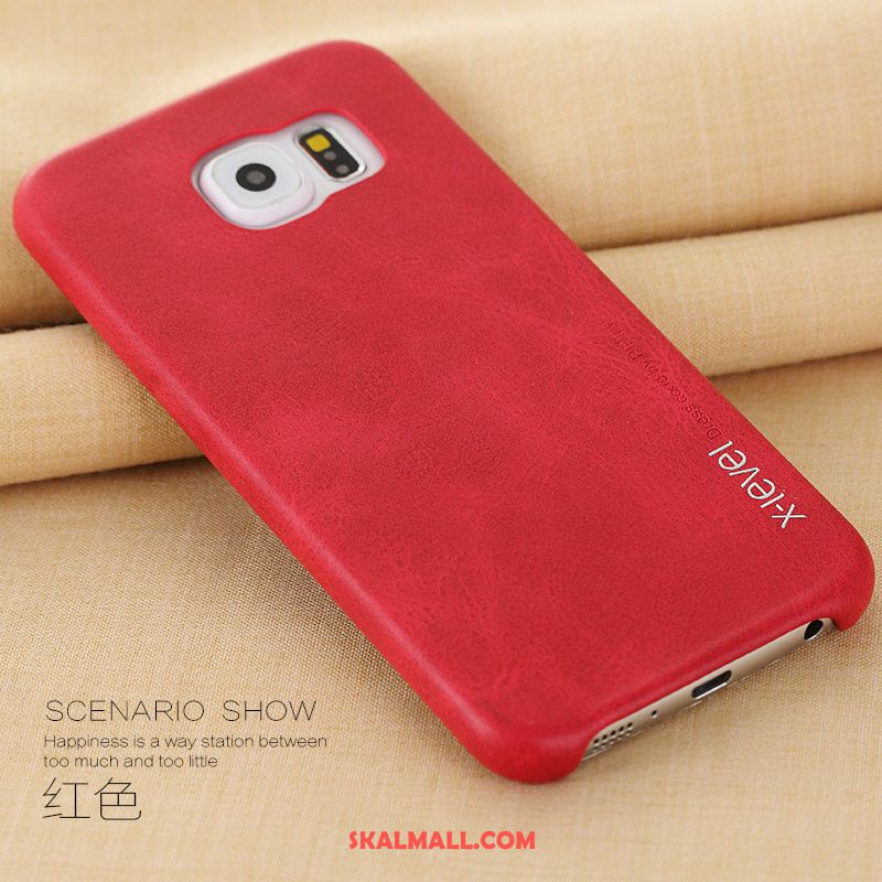 Samsung Galaxy S6 Skal Röd Ny Skydd Business Mobil Telefon Rea