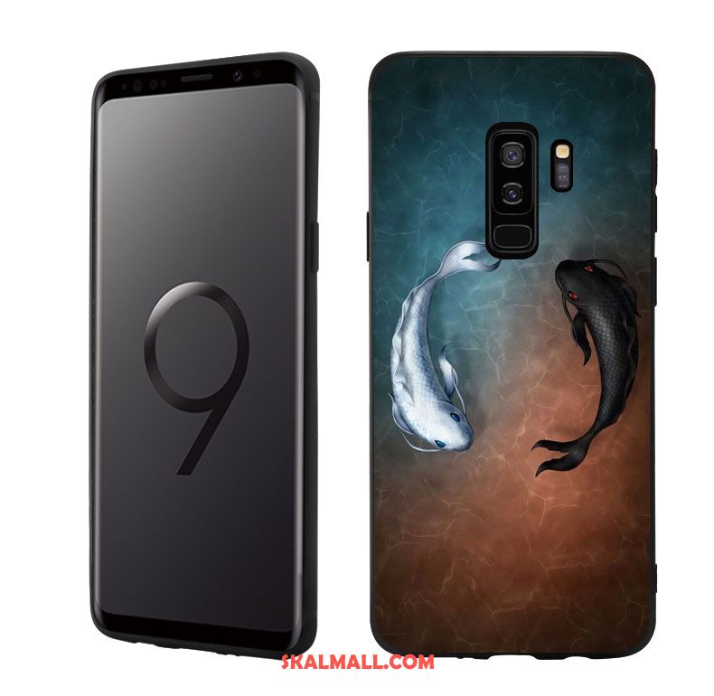 Samsung Galaxy S9+ Skal Vit Mode Skydd Silikon Stjärna Online