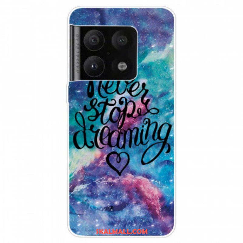 Skal OnePlus 10 Pro 5G Sluta Aldrig Drömma Färgglatt