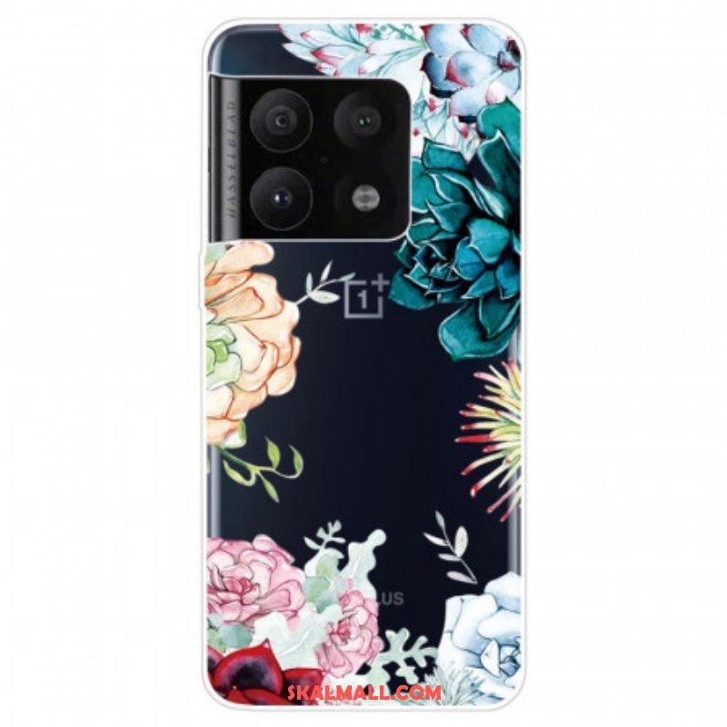 Skal OnePlus 10 Pro 5G Sömlös Akvarell Blommor