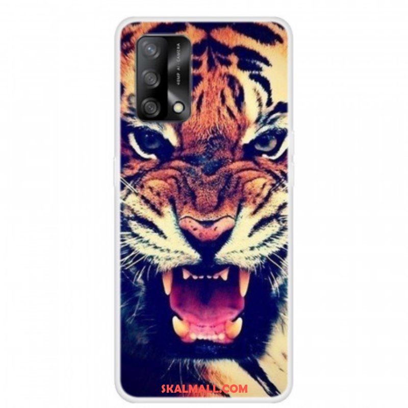 Skal Oppo A74 4G Främre Tiger