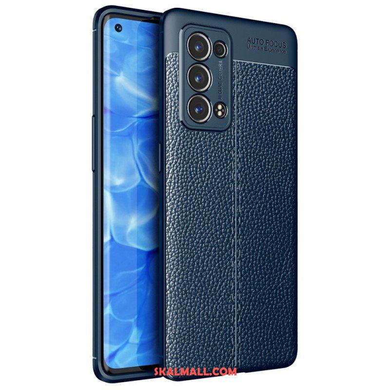 Skal Oppo Reno 6 Pro 5G Litchi Double Line Läder