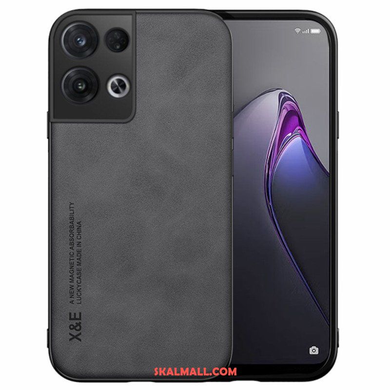 Skal Oppo Reno 8 X&e Lädereffekt