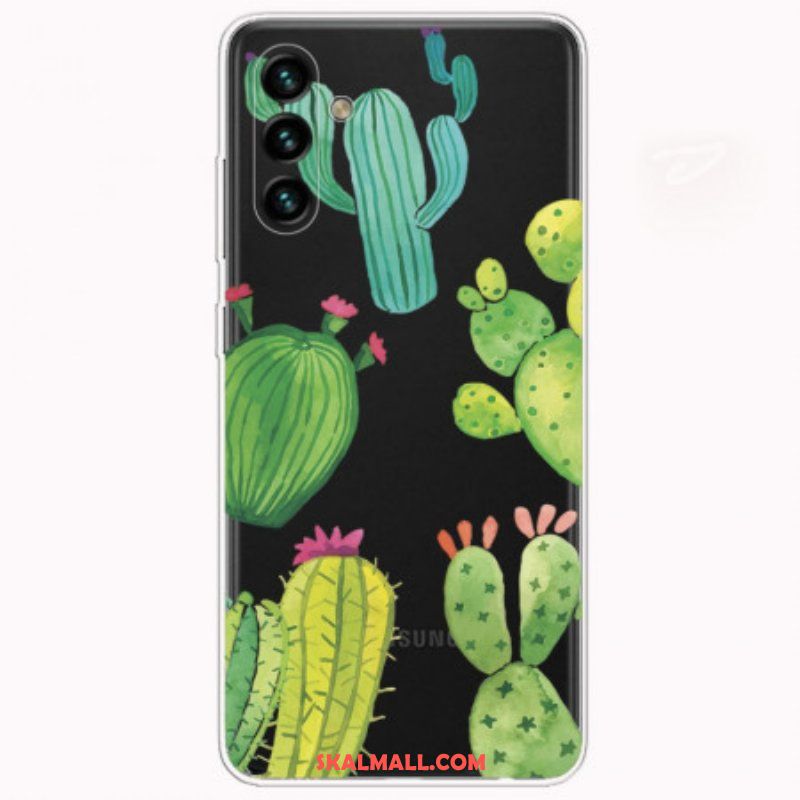 Skal Samsung Galaxy A13 5G / A04s Akvarell Kaktusar