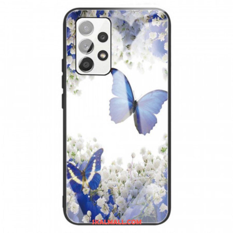 Skal Samsung Galaxy A13 Fjärilar Design Härdat Glas