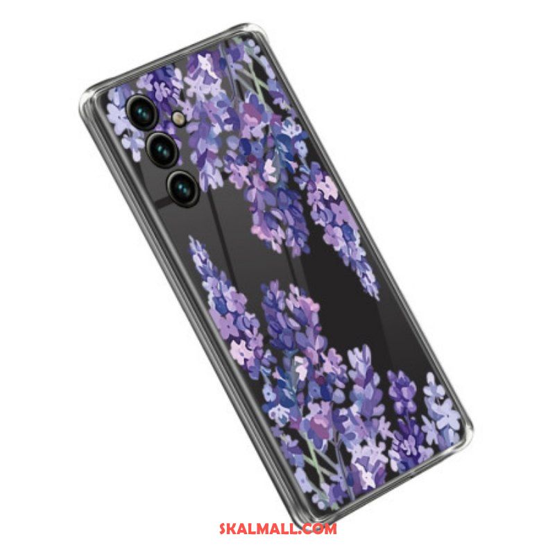 Skal Samsung Galaxy A14 / A14 5G Sömlösa Lila Blommor