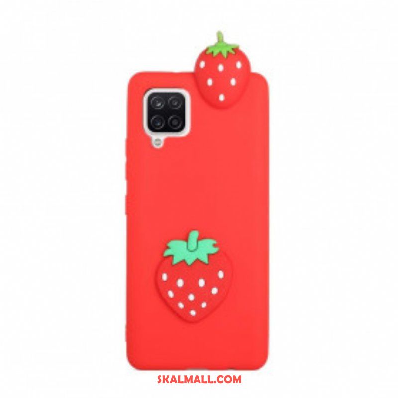Skal Samsung Galaxy A42 5G 3d Strawberry