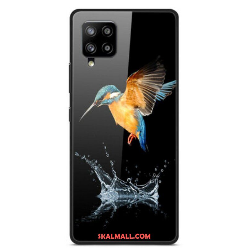 Skal Samsung Galaxy A42 5G Kronfågel Härdat Glas