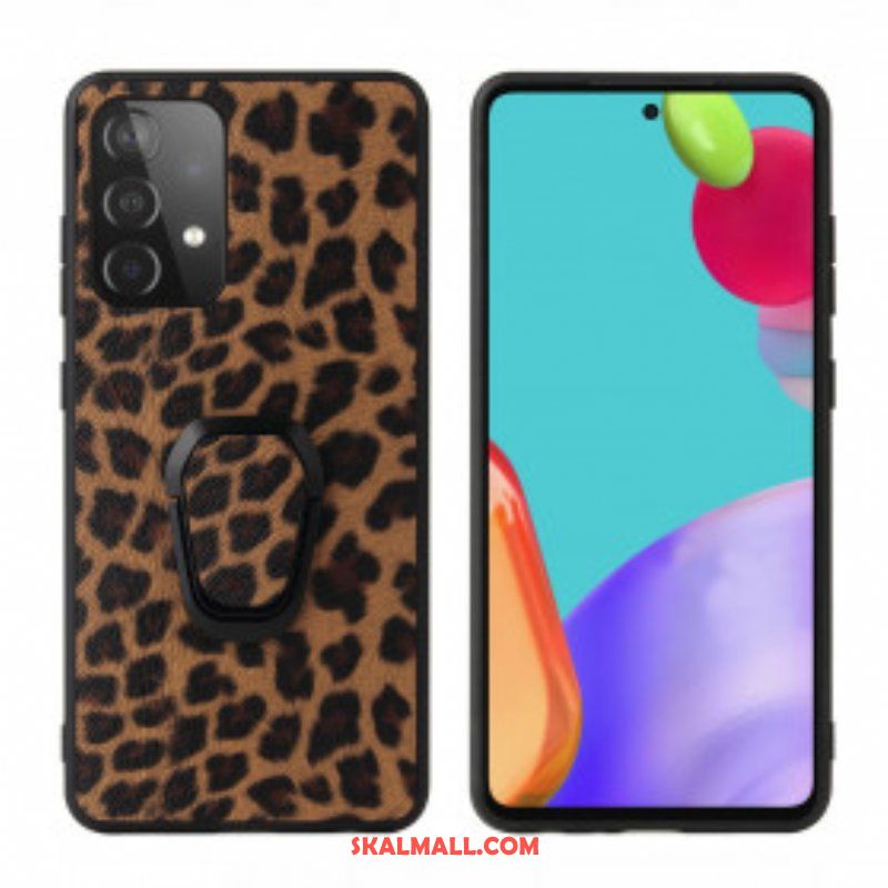 Skal Samsung Galaxy A52 4G / A52 5G / A52s 5G Ringstöd I Leopardstil