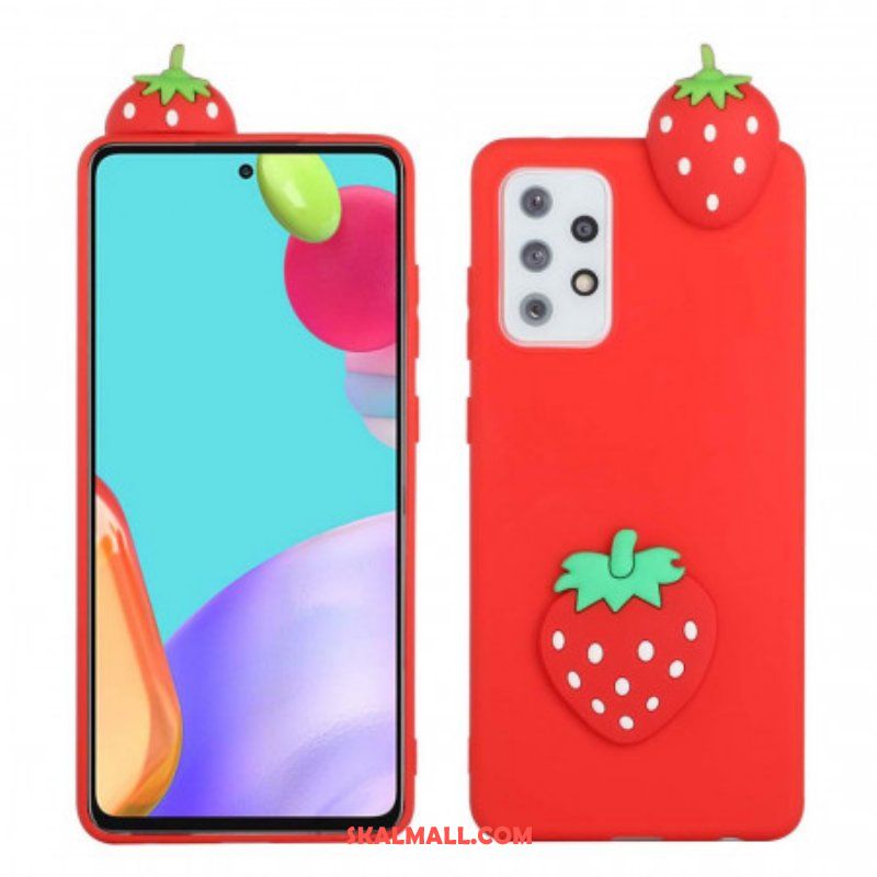 Skal Samsung Galaxy A53 5G 3d Strawberry