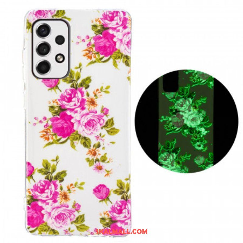 Skal Samsung Galaxy A53 5G Fluorescerande Liberty Flowers